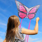 Butterfly Kite For Kids And Adults, Easy To Fly Large Butterfly Kites With Long Tail For Kids Age 4-8-12 Outdoor Games Activitie