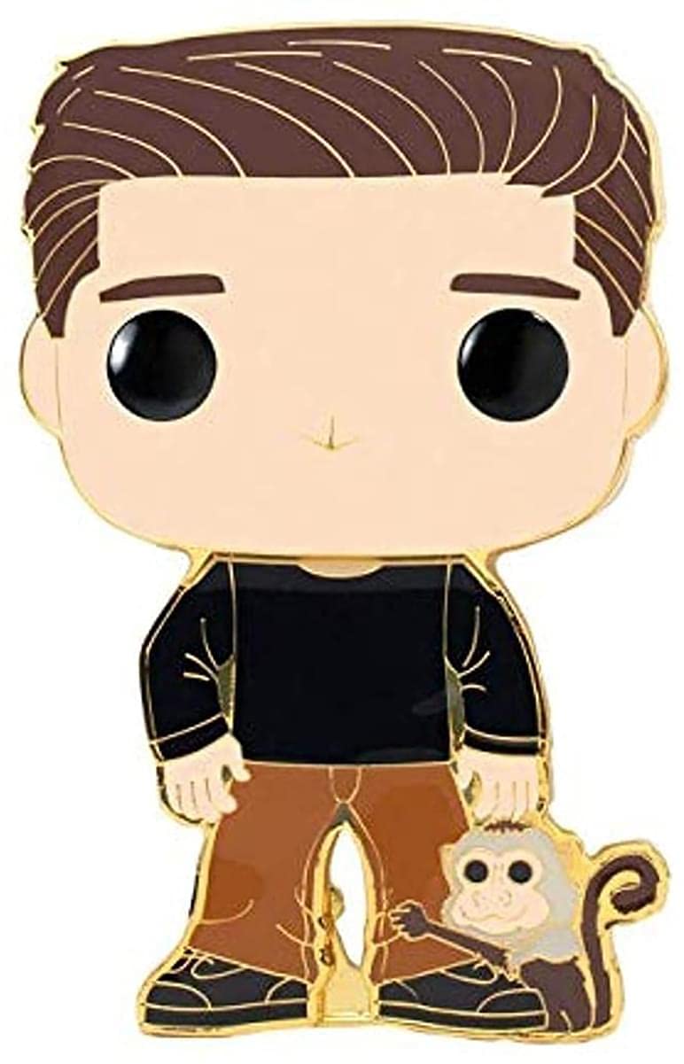 Friends 3 Inch Funko Pop Pin | Ross W/ Monkey