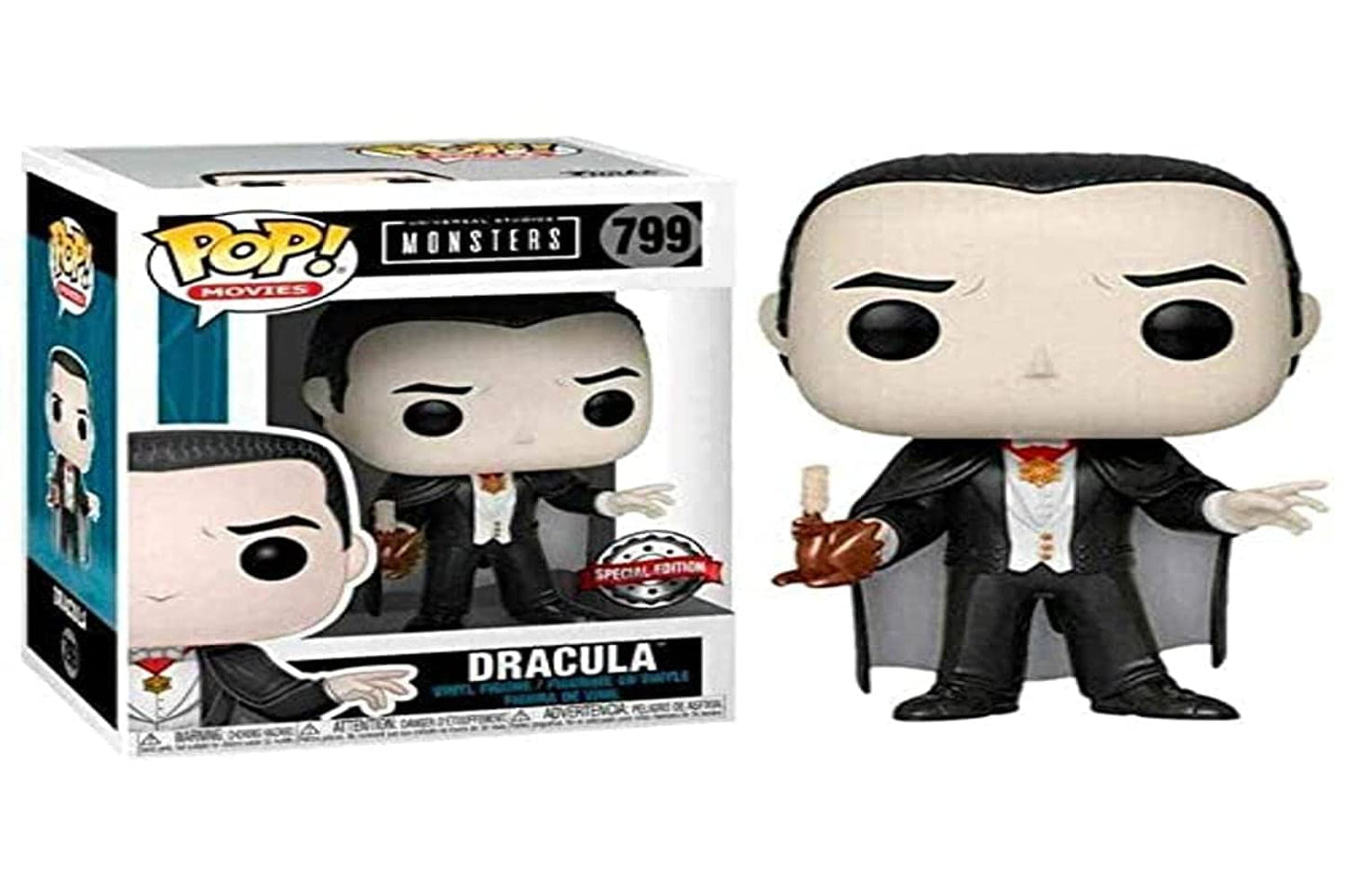 Funko 41383 Monsters Dracula Pop Vinyl Figure, Multicolour