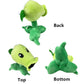 Jhesao 7' Plants And Zombies Pvz Plush Peashooter Toys Pvz 1 2 Stuffed Soft Zombies Doll Green Pea Shooter Plush Toy New