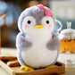 Ruzucoda Stuffed Penguin Plush Ocean Animals Toys Dolls Decorations Gifts For Kids Boys Girls 10 Inches (Pink)