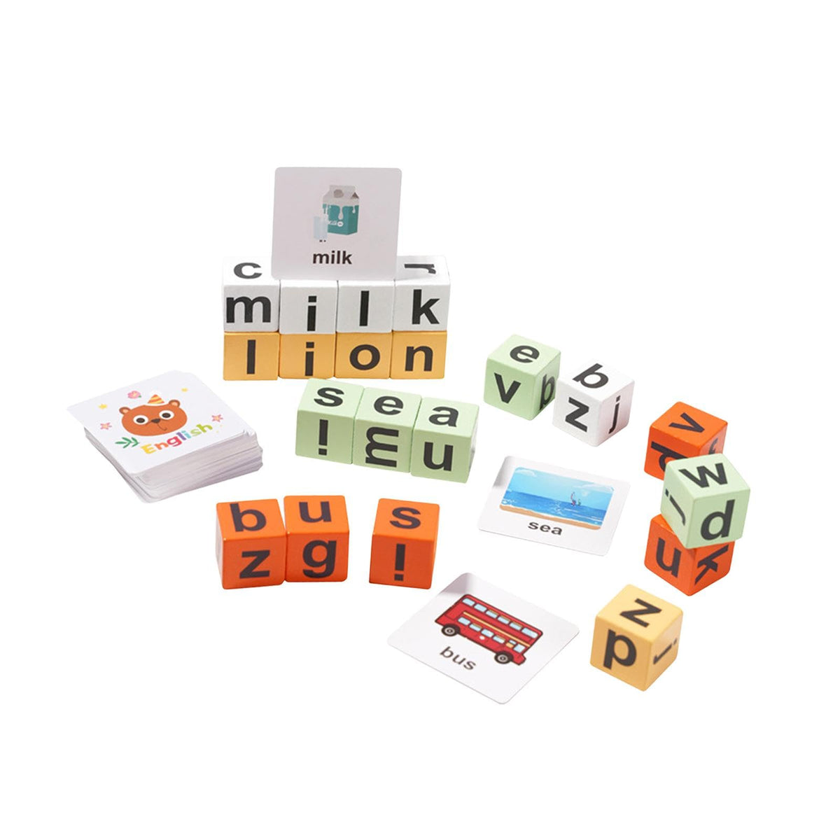 BNF Letter Spelling Block Wooden Montessori Toys Boys Girls Matching Letters ToyBaby | Toys for Baby | Developmental Baby Toys20