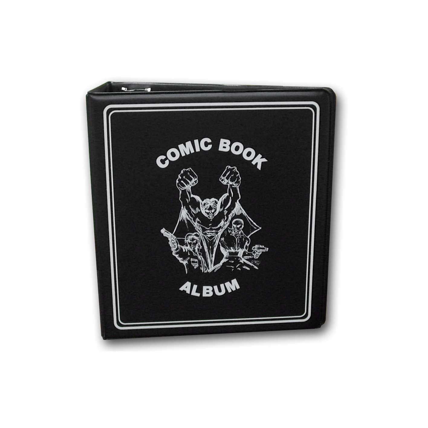 Bcw 3 Inch D Ring Comic Book Collecting Album (Single) Binder - Black