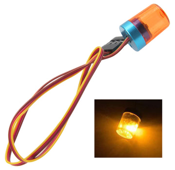 2Pcs Vgoohobby Multi-Function RC LED Flash Lights Alarm Lamp Flashing Rotating Beacon Light Compatible with 1/10 TRX4 SCX10 RC C