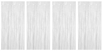 Hardatar Party Products Foil Metallic Tinsel Fringe Big Size Curtains For Birthday, Anniversaries, Graduation, Retirement, Baby 