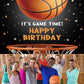 Basketball Happy Birthday Backdrop Decorations Basketball Happy Birthday Banner Basketball Birthday Photo Background For Home In