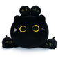 5 Pcs Black Cat Plush Toys- Black Cat Plush Stuffed Animal Family, Cute Black Cat Mommy Cat With 4 Baby Kittens Cat Plushies For Kids, Kawaii Cat Plush Toy Birthday Gifts For Kids Boys Girls