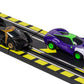 Scalextric Micro Scalextric Justice League Slot Car Race Track Set G1155T 1:64 Black Plastic