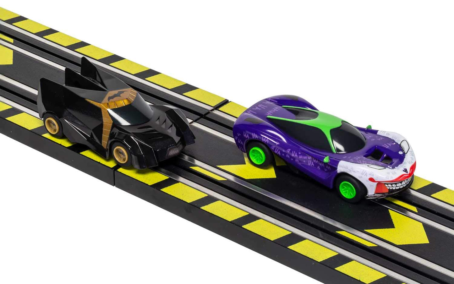 Scalextric Micro Scalextric Justice League Slot Car Race Track Set G1155T 1:64 Black Plastic