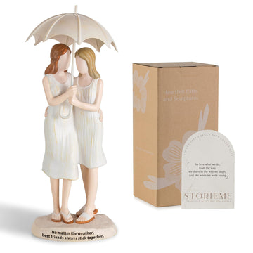 Storieme Best Friend Birthday Gifts For Women: Unique Friendship Sisters Gifts From Sister Bestie Bff Figurines