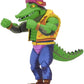NECA Teenage Mutant Ninja Turtles Leatherhead Action Figure - 7" Scale, Plastic, As Shown, Model 54119