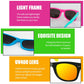 Aggkky Kids Sunglasses Bulk, 16 Pack Kids Sunglasses Party Favors, Neon Kids Sunglasses Bulk For Boys Girls With Uv400 Protectio