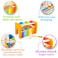 Hape Pound & Tap Bench with Slide Out Xylophone - Award Winning Durable Wooden Musical Pounding Toy for Toddlers,Yellow