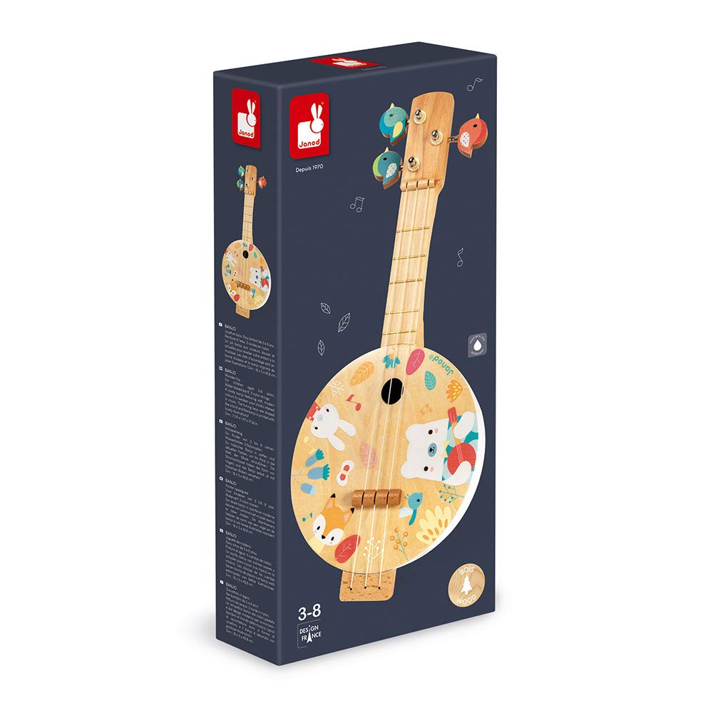 Janod Pure Banjo - Children'S Musical Instrument – Ages 3+ - J05160