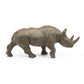 Papo Black Rhinoceros Toy Figure - Gray, 5cm Plastic Model 50066