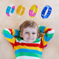 60Pcs Pop Bracelet Bubble Fidget Toys, Hand Finger Press Multicolor Silicone Wristband Toy For Classroom Prizes, Stress Reliever