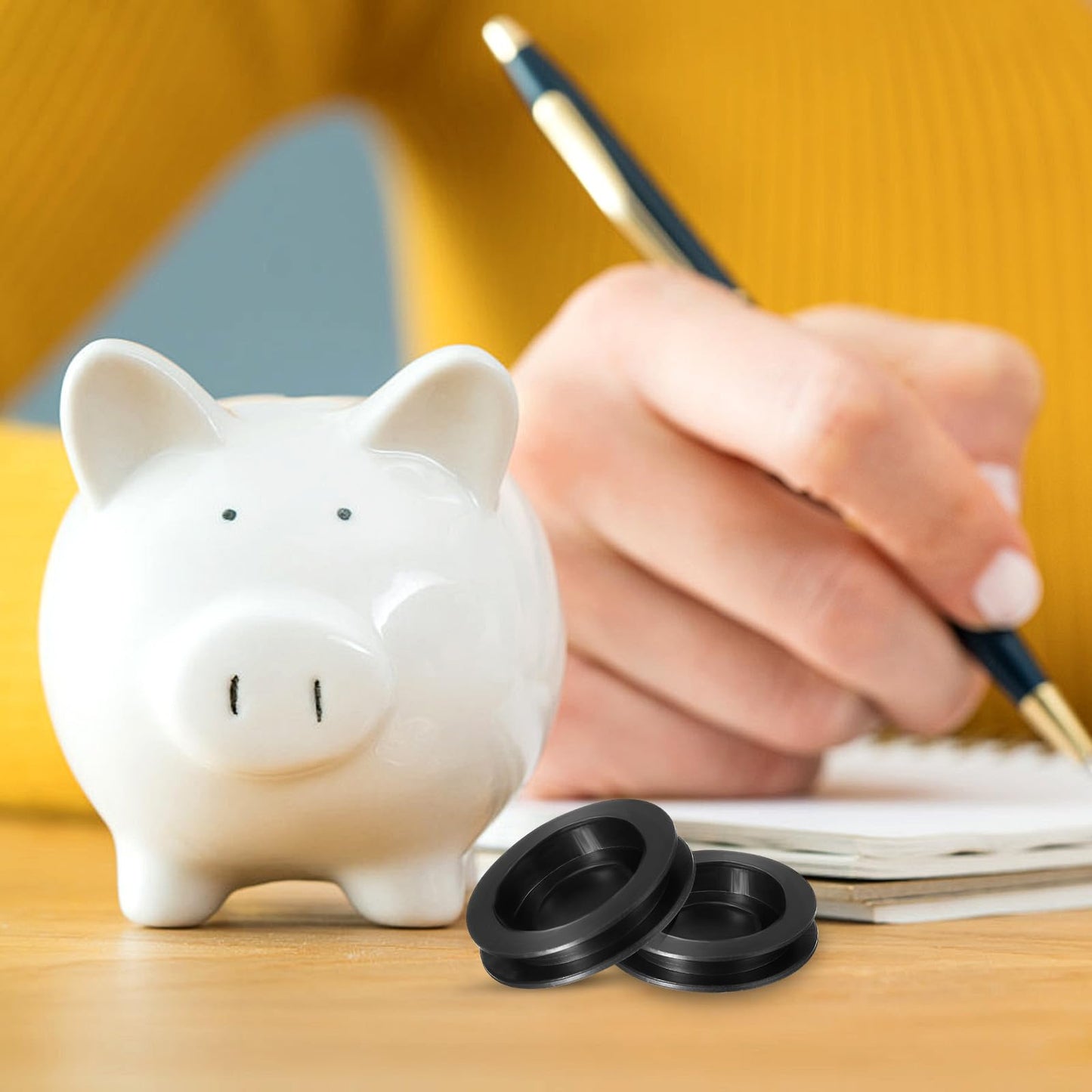 SAFIGLE 10pcs Rubber Saving Box Plug Piggy Bank Plug Piggy Bank Stopper Cover Replacement Round Plug Closure for Coin Bank Money