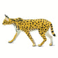 Safari Serval Animal Figurine - Multicoloured, Plastic, Model S100237