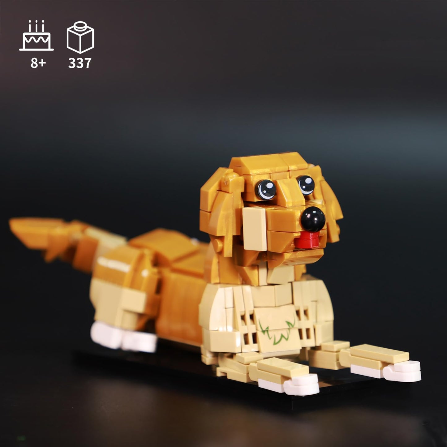 Kazi Dog Building Toy Set,Dogs Gift For Animal-Lovers,Ideas Golden Retriever Dog,Building Set For Girls And Boys,Creative Builda