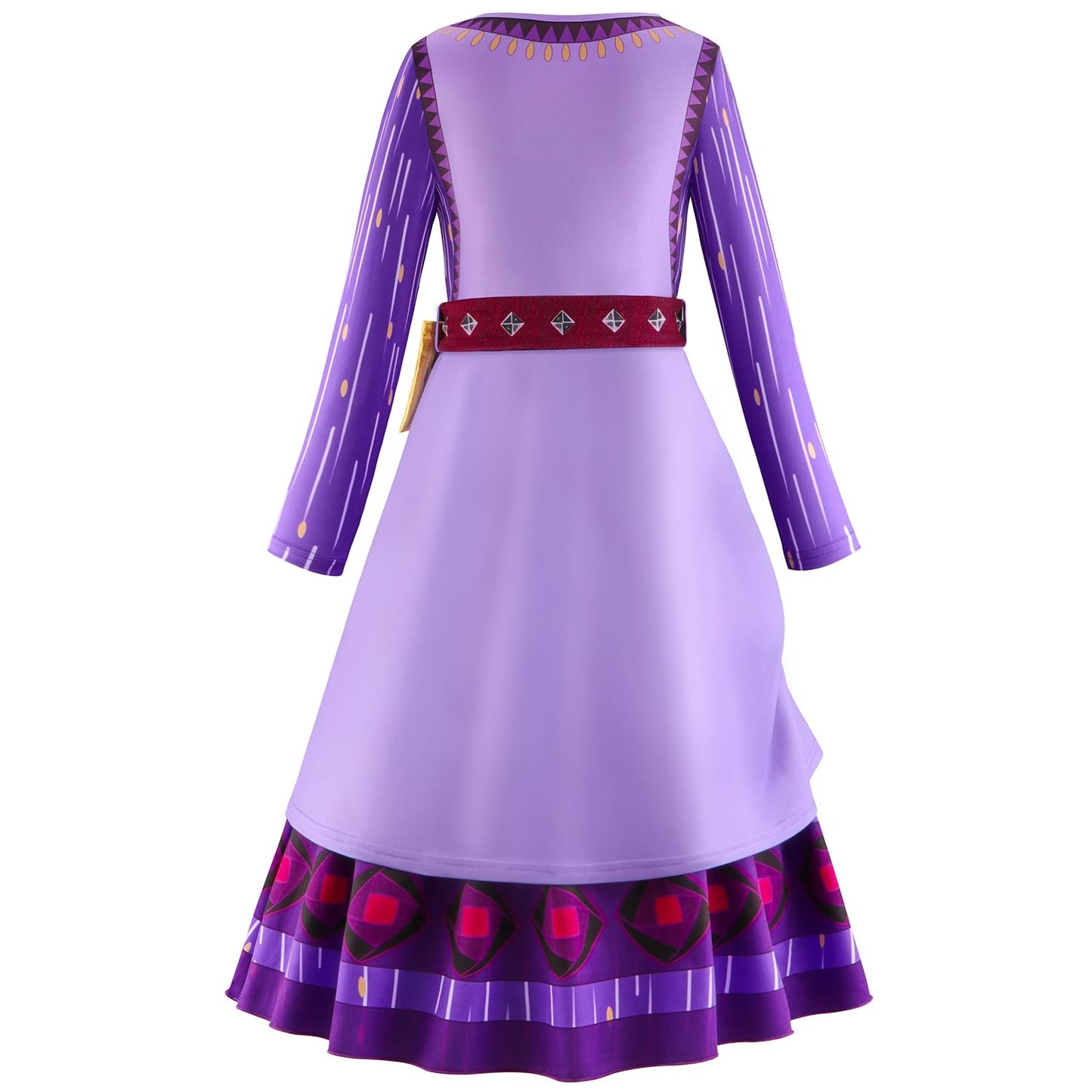 Vermeyen Wish Asha Costume Dress For Girl,Princess Costume Kids Dress Halloween Christmas Costume Cosplay Party Outfit 140
