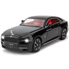 BDTCTK Compatible for 1:24 Rolls Royce Spectre Model Car, Diecast Collectible Pull Back Toy Car with Sound and Light for Adults 