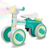 Baby Balance Bike for 1 Year Old Boys Girls Toddler Balance Bike 12-18-36 Months 4 Wheels Mini Walking Ride on Toys with Colorfu