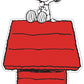 Eureka Peanuts 5-Inch Paper Cut-Outs, Snoopy on Dog House, Package of 36 (841227)
