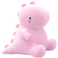 Vhyhcy Cute Dinosaur Plush Toys, Fat Dinosaur Stuffed Animals Dolls, Soft Plush Dino Plushie, Birthday Gifts For Kids Girls Boys Pink 12 Inch