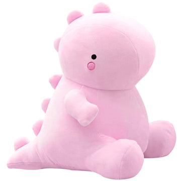 Vhyhcy Cute Dinosaur Plush Toys, Fat Dinosaur Stuffed Animals Toys Dolls, Soft Plush Stuffed Animal Dino Plushie, Birthday Gifts For Kids Girls Boys Pink 20 Inch