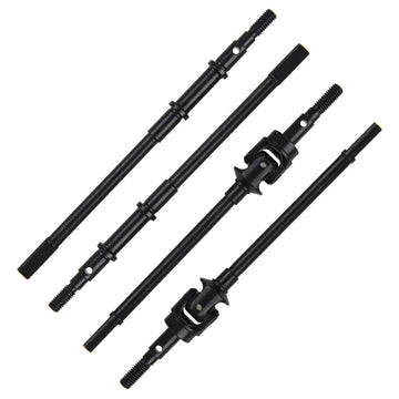 Vgoohobby RC Front & Rear Steel Drive Shaft CVD Axle Compatible with Axial SCX10 II 90046 90047 1/10 RC Car