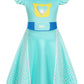 Marendyee Girls Kitties Costume Dress Christmas Gift For Kids Birthday Party Cosplay Dresses 3-4 Years