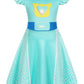 Marendyee Girls Kitties Costume Dress Christmas Gift For Kids Birthday Party Cosplay Dresses 3-4 Years