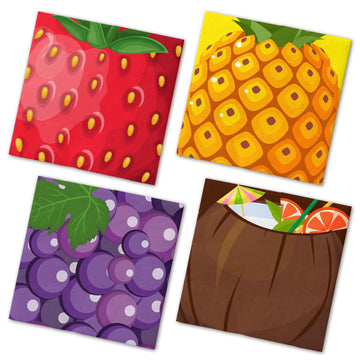 40Pcs Fruit Napkins-Summer Fruit Party Decorations Pineapple Strawberry Disposable Paper Napkins Fruit Summer Hawaiian Party Sup