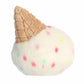 Aurora® Palm Pals™ Sprinkle Ice Cream™ Plush - 5" White Stuffed Animal for Kids & Collectors, Perfect Birthday Gift
