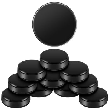 Liliful 0.98 X 0.33 Inch Mini Hockey Pucks For Tables Game Small Replacement Pucks Hockey Accessories For Adults Fun Entertainment Equipment (10Pcs)