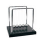 Powertrc Newtons Cradle Balance Balls 7 1/4' | Science Physics Gadget | Desk Toys & Accessories