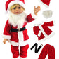 American Fashion World Santa Claus Christmas Outfit for 18-Inch Dolls | enhanced Quality & Trendy Design | Dolls Clothes | Outfit Fashions for Dolls for Popular Brands