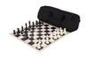 Deluxe Chess Set Combination - Single Weighted (Black)