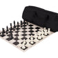 Deluxe Chess Set Combination - Triple Weighted - By Us Chess Federation (Black)