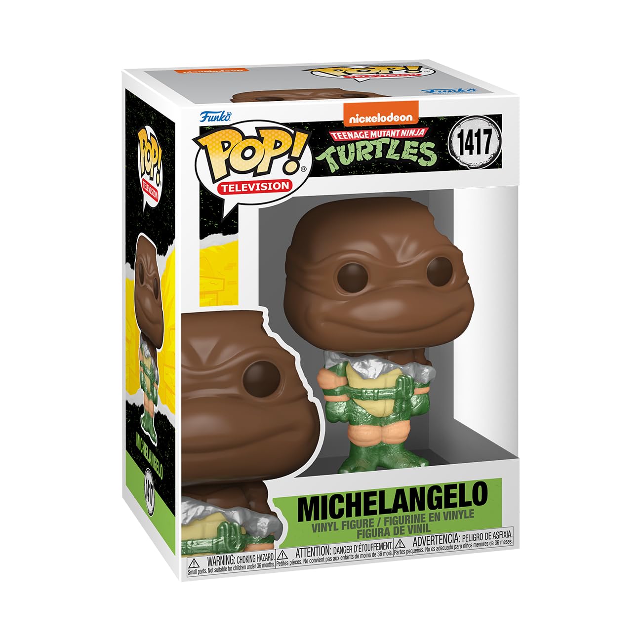 Funko Pop! Tv: Teenage Mutant Ninja Turtles (Tmnt) - Michelangelo - Collectable Vinyl Figure - Gift Idea - Official Merchandise