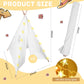Mbjzsl 6 Packs Teepee Tent For Kids With 10Ft String Lights, Indoor Outdoor Play Teepee Tent For Girls & Boys, Foldable Tents Fo