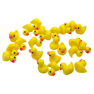 Emien 25Pcs Little Yellow Mini Duck Duckling Miniature Ornament For Diy Dollhouse Decoration Fairy Garden Plant D  Cor, Nice Dec