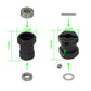 HOBOHY Aluminum 12mm HEX Adapter for Tamiya RC Car CW-01 Lunch Box ORV Monster Beetle Chassis Wheels Rims Combiner Upgrade Parts