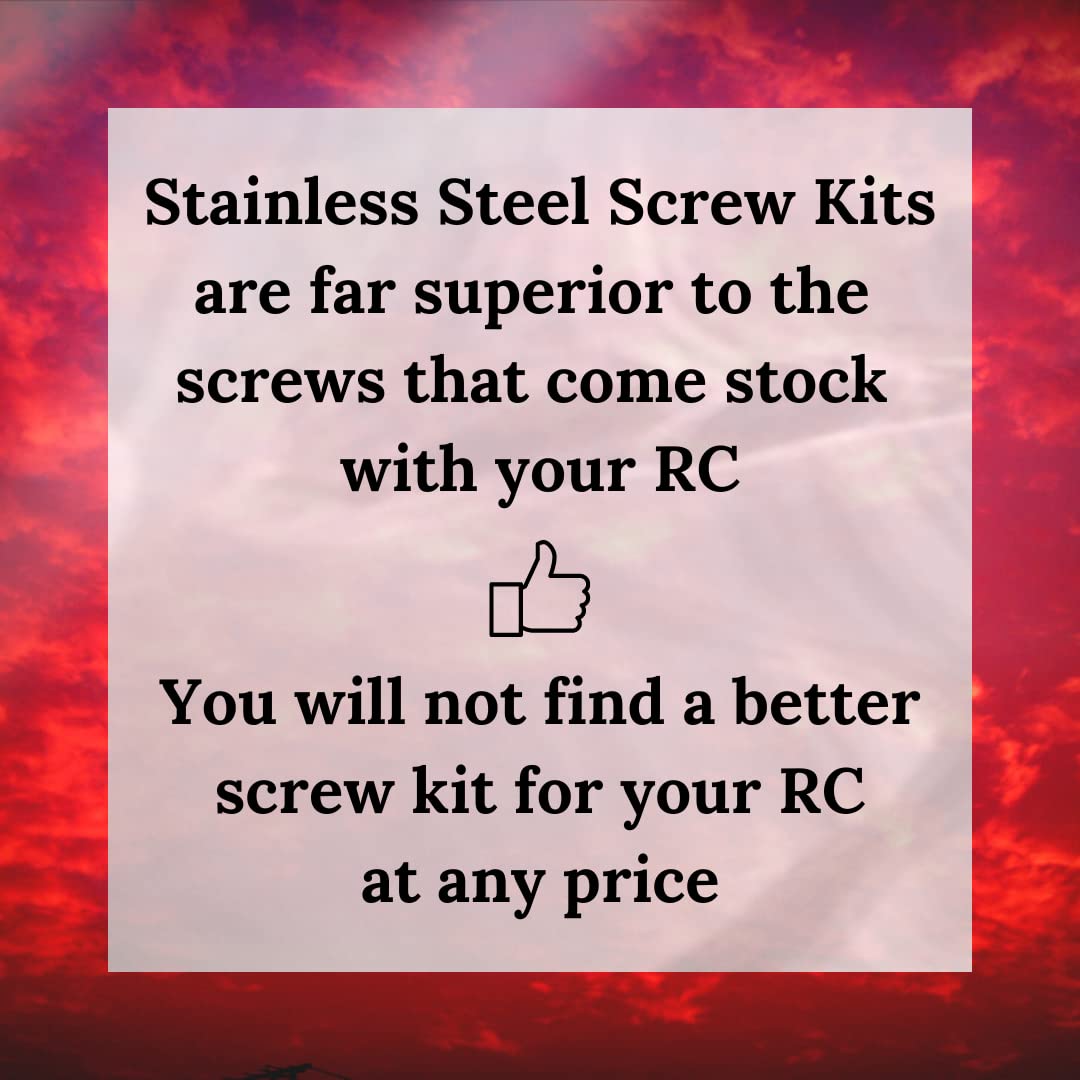ara035 - Armma Felony 6S BLX 1/7th (ARA7617V2) Stainless Steel Screw Kit