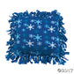 Fun Express Winter Fleece Tied Pillow Craft Kits for Girls Ages 4-12 DIY Kids Crafts Set Makes 6 Snowflake Pillows | Easy No-Sew