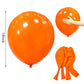 18 Inch Orange Balloons 12 Pack Large Latex Party Balloons Round Helium Balloon For Halloween Birthday Party Anniversary Festiva