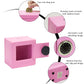Kids' Mkid Safe Piggy Bank, Metal Safe With Key, Money Saving Box For Children, Boys Girls Best Giftoney Banks (Pink, Small)