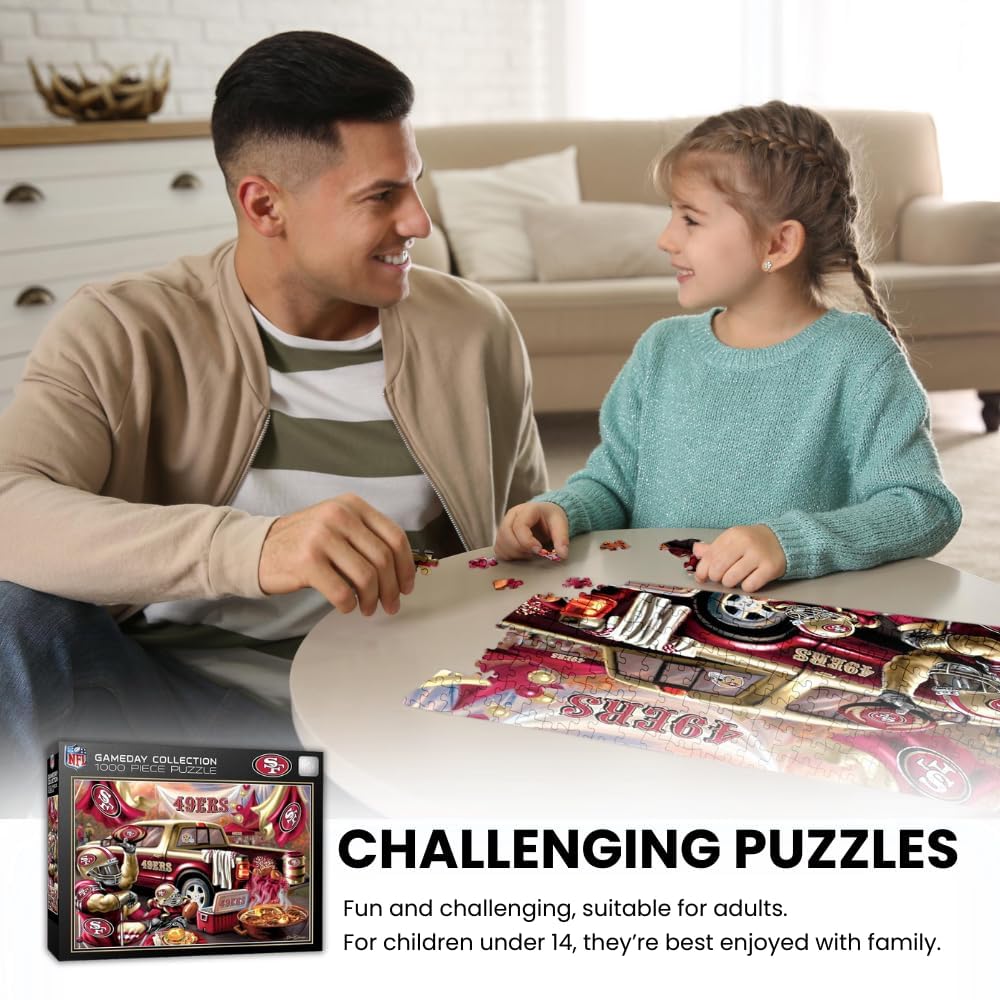 MasterPieces - 1000 Piece Jigsaw Puzzle  NFL Dallas Cowboys  Fun for mature-themeds and Family  Non-Glare Finish  19.25x26.75