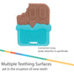 Nuby All Silicone Chocolate Bar Teether - 3+ Months