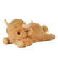 WDXDSOB Highland Cow Stuffed Animal - 18'' Yellow Cows Plush Toy Gift for Kids & Adults, Cattle Decorations Pillows Living Room 